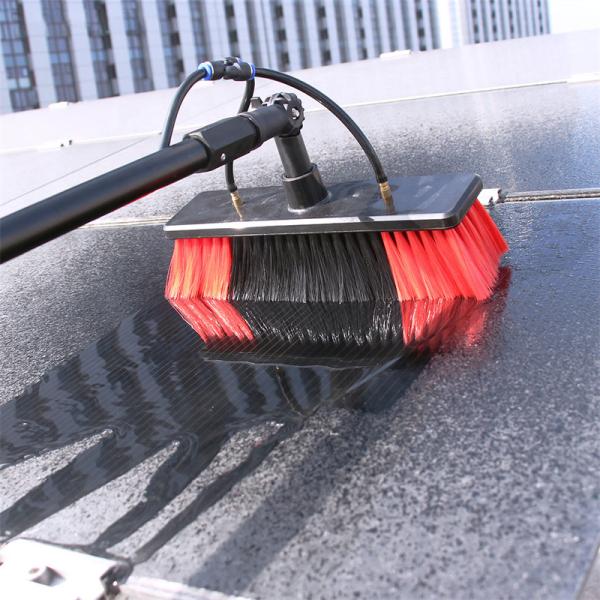 18m Telescopic Solar Cleaner Wiper For Cleaning Photovoltaic Panels