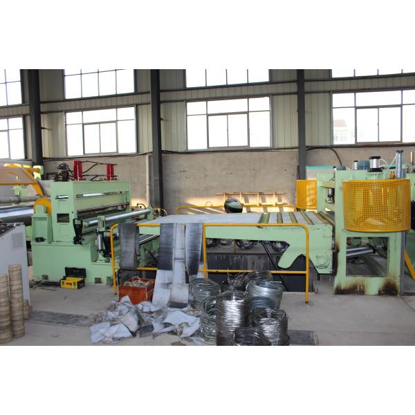 Automatic Steel Slitting Machine For Metal Coil PLC Control