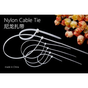 Quality 8 Series Self Locking Nylon Cable Tie High Strength Industrial Zip Ties for sale