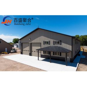 Quality Customized Style Steel Structure Garage with Window Painted Standard ASTM for sale