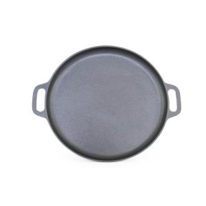 Pre-seasoned 14inch round cast iron pizza pan 35cm