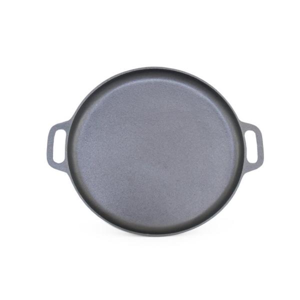 Buy Pre-seasoned 14inch round cast iron pizza pan 35cm at wholesale prices