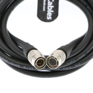 Hirose 6 Pin Female To 6 Pin Male Cable For Radio Camcorder Camera