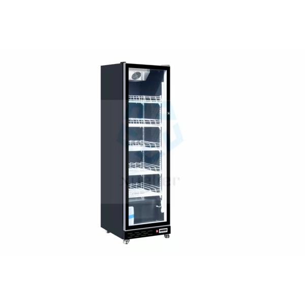 Buy Commercial Wine Glass Door Display Freezer Beverage Single Door Upright at wholesale prices