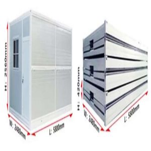 Foldable Insulation Expandable Home Prefab Shipping with Steel Luxury Container