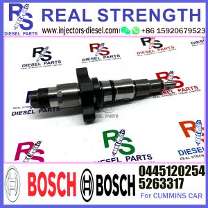 0445120252 Common Rail Injector Assembly 0445120254 5263317 For CUMMINS CAR