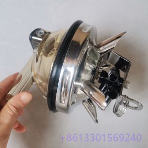 Stainless Steel Claw Base Durable LUNIK 350CC Milk Collector for Cow Milking
