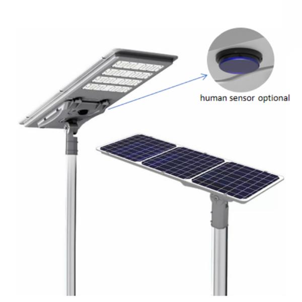 Buy All In One Solar Street Lights with Auto ON/OFF Timing and Dimming PIR Sensor Optional at wholesale prices