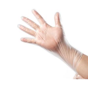 EN455 12 Inch Pvc Medical Vinyl Examination Gloves Powder Free