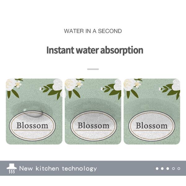 Customized Logo Acceptable Contemporary Design Style Kitchen Countertop Drain Pad