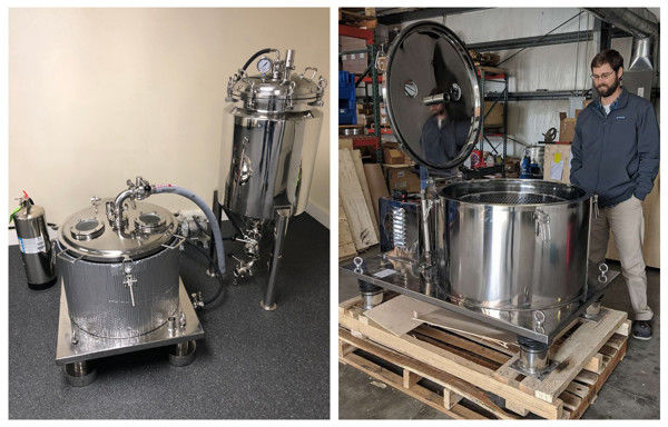 Pharmaceutical Scraper Bottom Discharge Centrifuge, Top Discharge Filter System