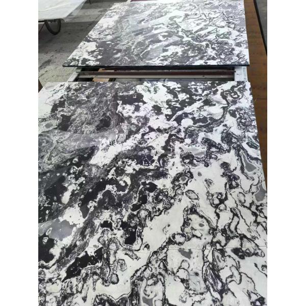 Hotel and Home Design Big Slab Panda White Granite Black Veins Kitchen Countertops