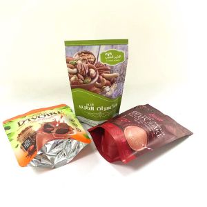 Stand Up Zipper Top Aluminum Foil Mylar Bags Smell Proof Custom Printed