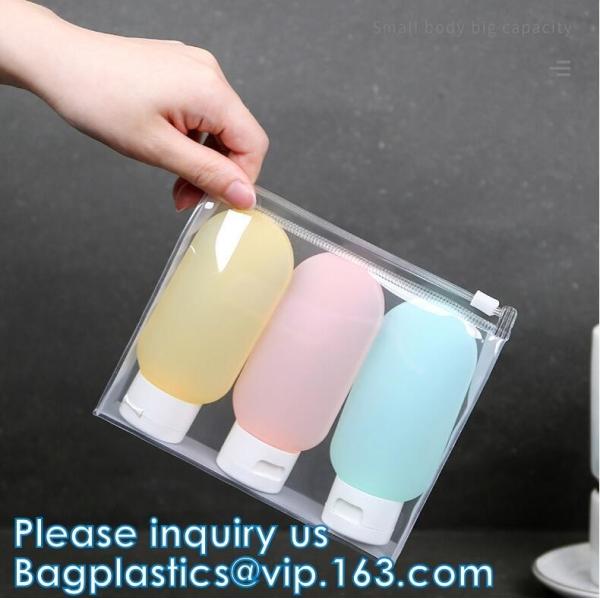 Multi-purpose zipper slider pouches, File Organization, Travel Items Storage,