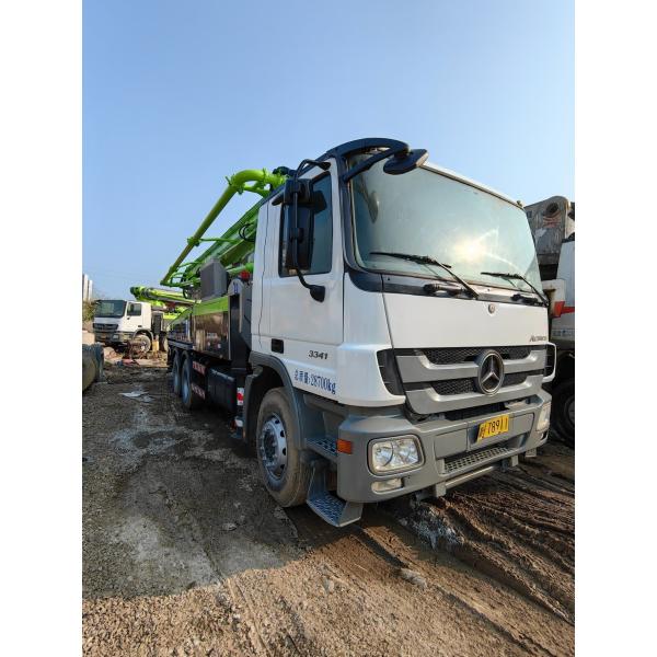 Buy 2015 Zoomlion 38m Mobile Pump on Benz Chassis 6*3 Truck with Cylinder Type Structure at wholesale prices