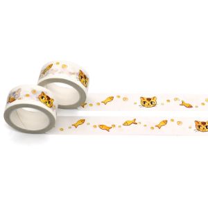 Removable Floral Printed Washi Tape For Scrapbook Beautifying