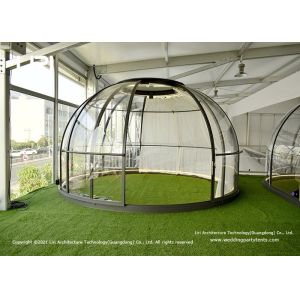 Polycarbonate Roundhouse Luxury Glamping Tents Garden Dining Room Pod Crystal