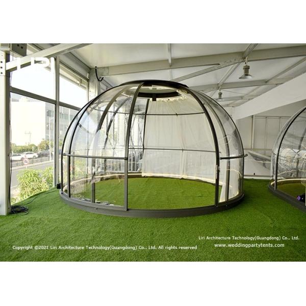 Polycarbonate Roundhouse Luxury Glamping Tents Garden Dining Room Pod Crystal