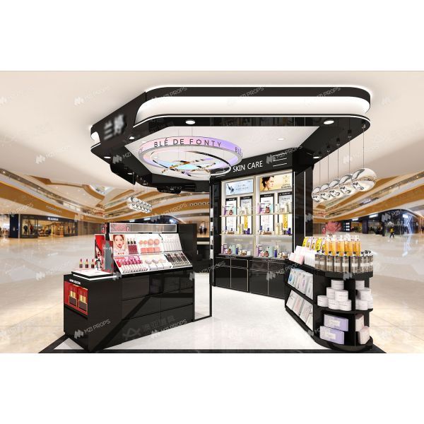 BKC008 Premium makeup booth Cosmetic mall kiosk for Skincare Store Display Furniture