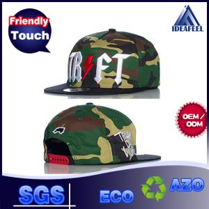 Camouflage Acrylic Fabric Snapback Baseball Caps 7 Holes Closure Available