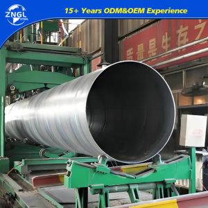 Non-Alloy Construction Structure Zhongneng Spiral Welded Carbon Steel Pipe Per