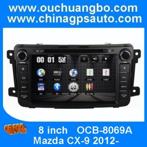 Ouchuangbo Car DVD for Mazda CX-9 2012- GPS Satnav Multimedia Head Unit SWC iPod