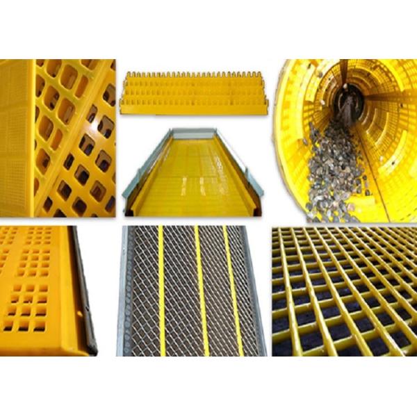 Buy Abrasion Resistance 25mm Polyurethane Vibrating Screen Mesh at wholesale prices
