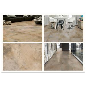 Exclusive Cement Look Ceramic Tile / Renewable Porcelain Tiles 600x600