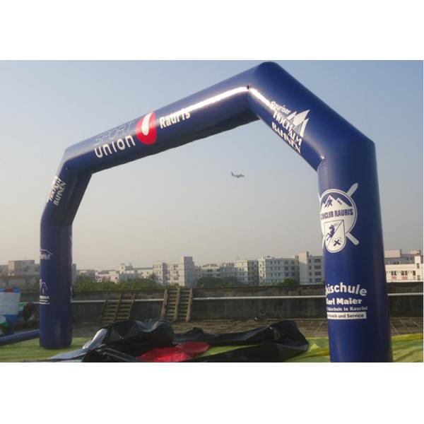 Waterproof Fire-retardent Inflatable Arches Simple Logo Printed With 0.65m Diameter Tube