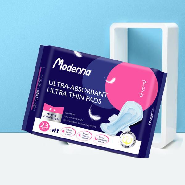 Ladies Sanitary Pad Women Sanitary Napkin Herbal Hygiene Product Organic Pads