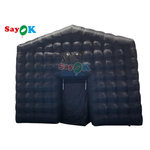 Buy Black Inflatable Night Club Party Cube Tent Portable Blow Up Nightclub at wholesale prices