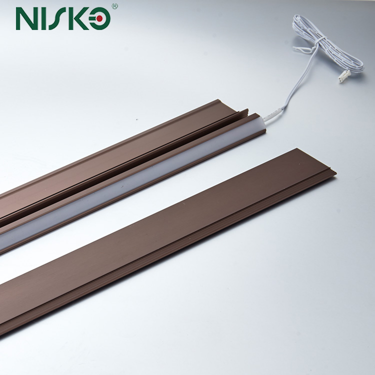 Ultra Thin LED Built-in Under Cabinet Light Bar Hidden Lighting for Wall Kitchen