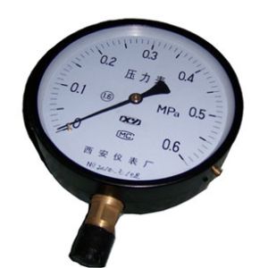 Quality Bourdon tube pressure gauges Y-250 for sale
