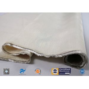 High Temperature 0.7mm Brown High Silica Cloth Heat Resistant