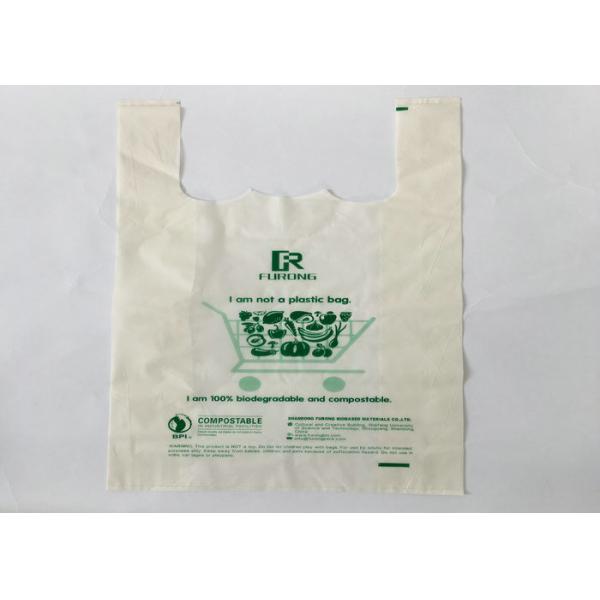 Buy Degradable Heavy Duty Garbage Bag / Various Sizes Pla T - Shirt Shopping Bags at wholesale prices