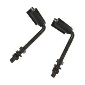 Quality 3/4&quot; heavy duty j bolt gate hinge Hardware for wooden gate steel barrel hinges welding bullet hinges for sale