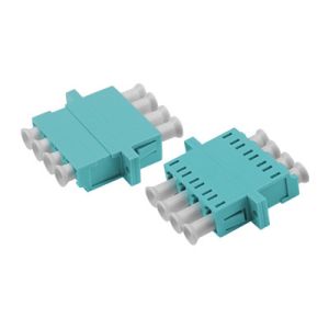 Quality LC OM3 QUAD Asymmetric Welding Adapter With Flange for sale