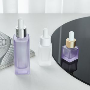 SGS Certified Round Glass Liquid Containers Manufactured to Meet Strict