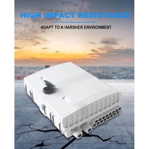 PC ABS IP55 FTTH 12core Fiber Optic Terminal Box