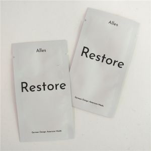 Three Side Seal MOPP Mylar Foil Cosmetic Packaging Bag