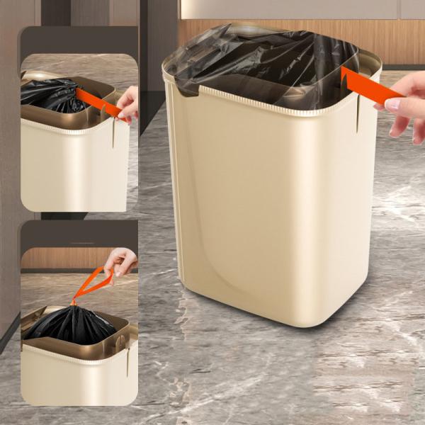 Living Room Bedroom IPX5 Waterproof Intelligent Electronic Motion Plastic Trash