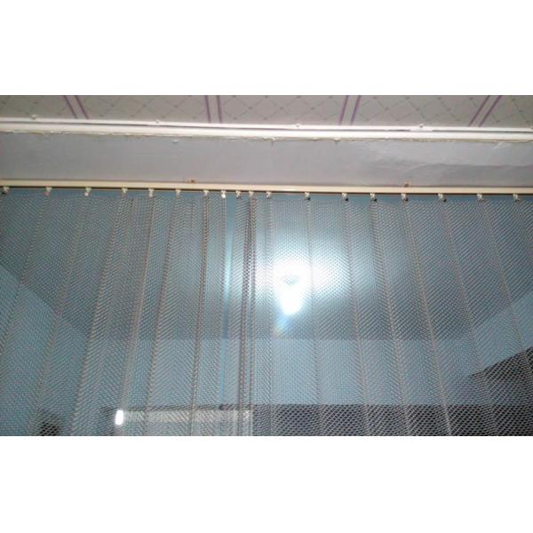 Restaurant Hotel Chain Link Curtain Drapery 0.5mm - 2.0mm Wire Diameter