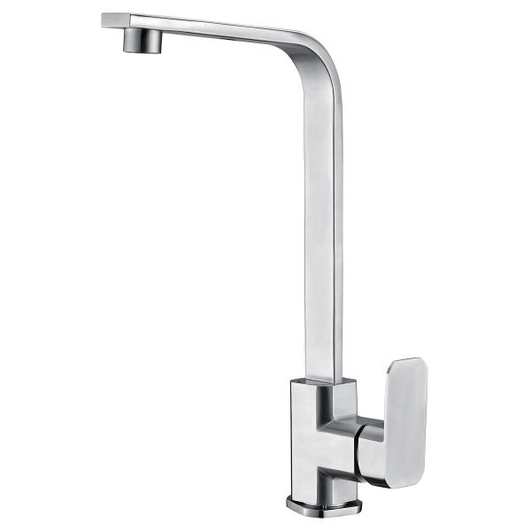 Buy 3004 Stainless Steel Bathroom Faucet Nickel Single Handle Faucet at wholesale prices