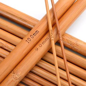 Quality Bamboo Crochet Hooks Ergonomic Crochet Hook Set 8 Pieces Inline for sale