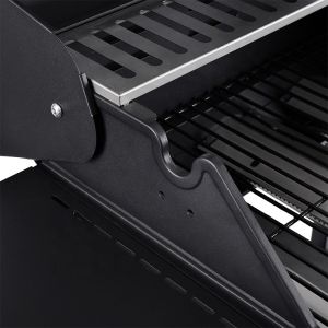 Outdoor BBQ Stove High Temperature Gas Grill with Wheels 63.5*61.5*51.5cm