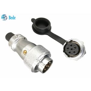 WS16 Panel Mounting 8 9 10 Pin Circular Connector PVC soft plastic With Dust