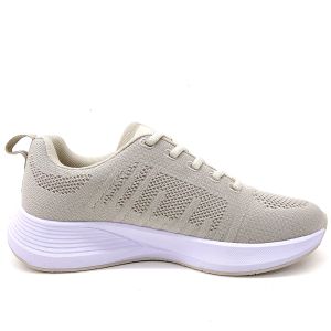 Lace Up womens Athletic Shoes With Textured Outsole Padded Insole