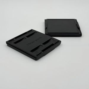 4 Inch ESD Waffle Pack Clip Black PP Material