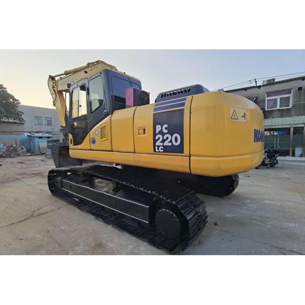 Surplus Used Hydraulic Komatsu PC220 Excavator With Aircon Unit