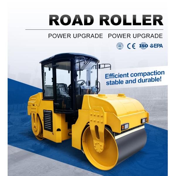High Quality 6000kg Hydraulic Vibratory Asphalt Compactor Machine 6Ton Road Roller for Sale